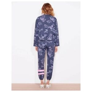 NWT Sundry Dark Floral Sweatshirt Size 3 = Large & Sweatpants Size 2 = Medium